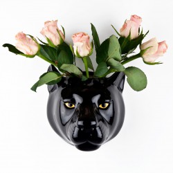 VASE MURAL PANTHERE NOIRE