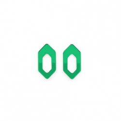 BOUCLES D'OREILLES LINK VERT