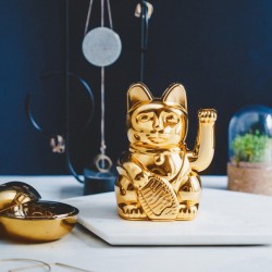LUCKY CAT GOLD SHINY