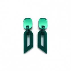 BOUCLES D'OREILLES CANDLE VERT