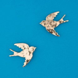 BOUCLES D'OREILLES HIRONDELLE