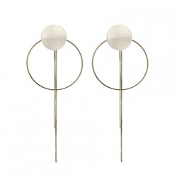 BOUCLES D'OREILLES LUNA ARGENT